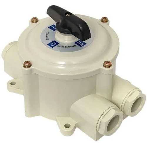 Переключатель пакетный 1-кл. 40А IP56 ПП 4-40/Н2 М2 пл. беж. EKF pp-4-40-4 фото 4