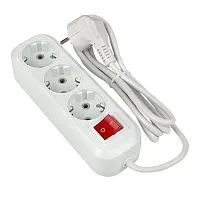 Удлинитель 3х5м с заземл. 16А IP20 Эксперт 3.0кВт с выкл. ПВС 3х1 PROxima EKF UBA16-310-3-05i