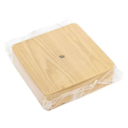 Коробка разветвительная КМР-030-032 100х100х28 свет. дерево PROxima EKF plc-kmr-030-032-s фото 2