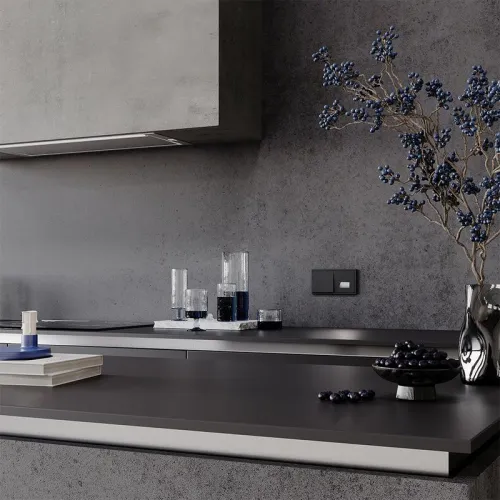 Выключатель 1-кл. СП S70 10А механизм черн. матов. Voltum VLS010108 фото 7