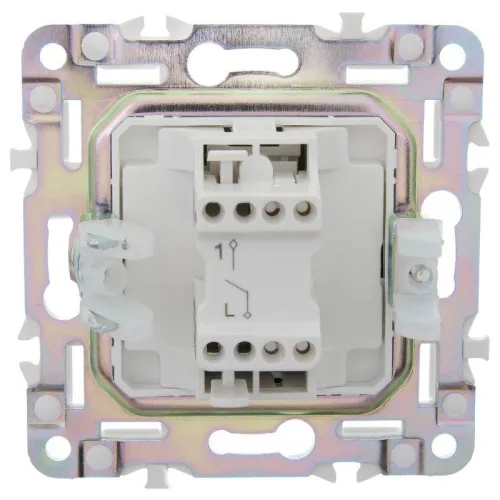 Выключатель 1-кл. SKANDY 10А SK-V01Sh шампань IEK SK-V10-0-10-K37 фото 5