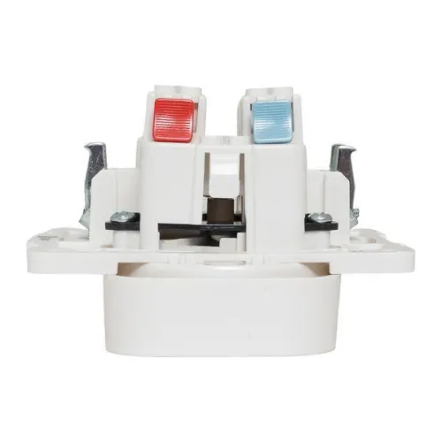 Розетка 2-м СП Стокгольм 10А IP20 без заземл. защ. шторки механизм бел. PROxima EKF EYR10-102-10 фото 8