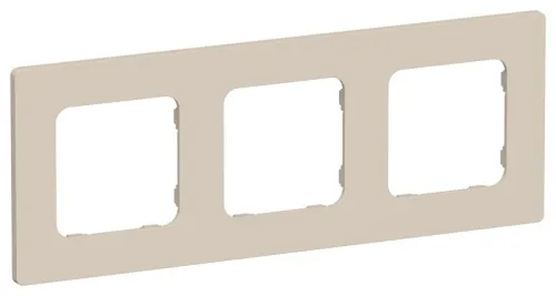 Рамка 3-м СП FLITE РУ-3-К-ФлЛ льняной IEK FI-M32-32-20-K88