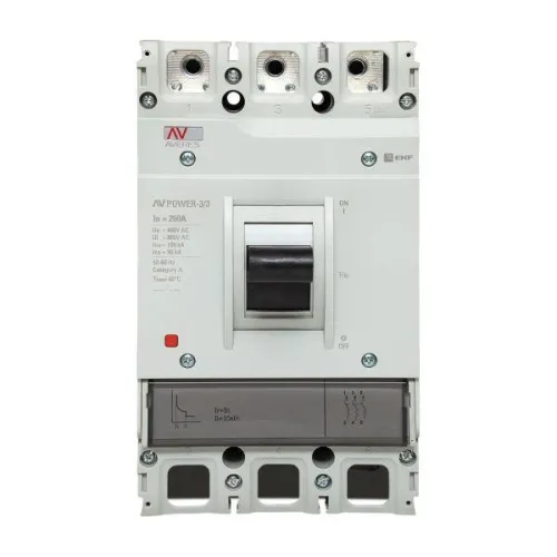 Выключатель автоматический 250А 100кА AV POWER-3/3 TR AVERES EKF mccb-33-250H-TR-av фото 4