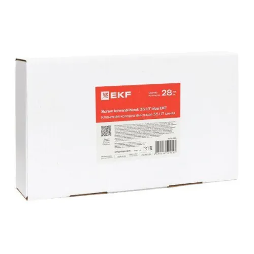 Колодка клеммная винтовая 35 UT син. EKF scr-ut-35-b фото 9