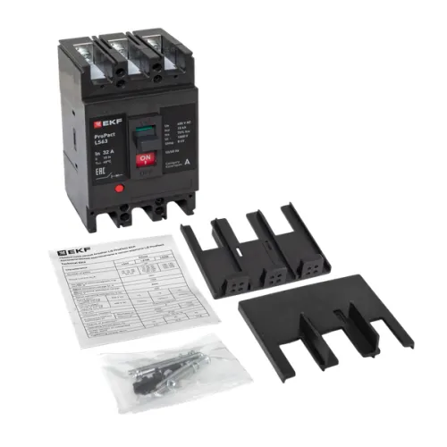 Выключатель автоматический 3п 32А 15кА LS63 ProPact EKF mccb-63-15-3-32-ls фото 2