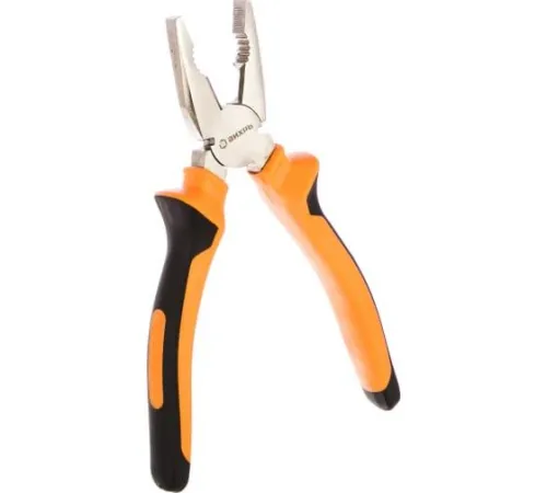 Плоскогубцы (пассатижи) 200мм двухкомпонентн. рукоятки никелир. Вихрь 73/6/3/8 фото 2