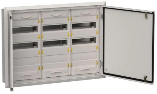 Корпус ЩРв-108 (3х36) TITAN 5 630х885х130 IP31 сер. метал. IEK TI5-50-V-3X036-31-7035