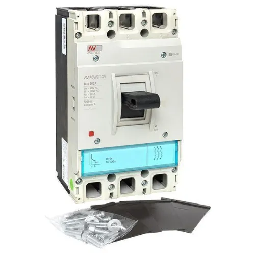 Выключатель автоматический 3п 500А 35кА AV POWER-3/3 TR AVERES EKF mccb-33-500-TR-av фото 3
