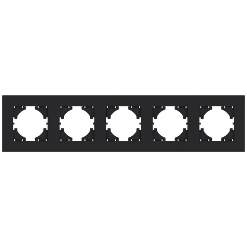 Рамка 5-местн. City графит GUSI С1115-010