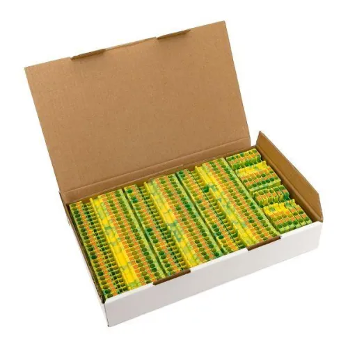 Колодка клеммная пружинная 2.5 Push-in 3 вывода земля EKF PIT-2.5-3-pe фото 3