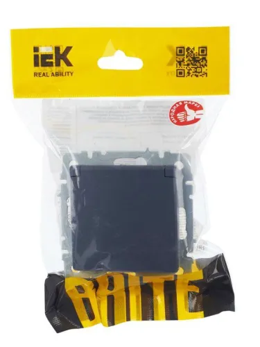 Розетка BRITE РСбш10-3-44-БрМ 16А IP44 с заземл. защ. шторки с крышкой механизм маренго IEK BR-R16-16-44-K35 фото 4
