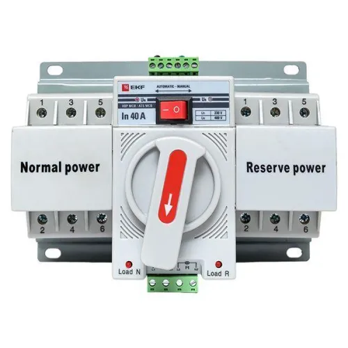 Устройство автоматического ввода резерва АВР 3п C 40А 400В MCB PROxima EKF ats-mcb-40c-3p-pro фото 8