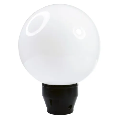 Светильник светодиодный СПЕЦСВЕТ 03-015-401 "Шар ДТУ " 200 Г 15Вт 4000К IP65 1700лм опал ПММА /корпус плоск. черн. А85 ф60 (инд. упак.) Элетех 1030450358