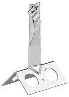 Держатель проводника круглого 6-10мм вин. кон. шир. h=100мм нерж. сталь IEK ZDP81-20-4-16-100