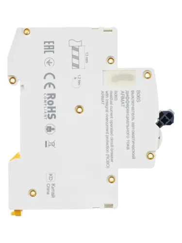 Выключатель автоматический дифференциального тока 2п (1P+N) C 25А 30мА тип A АВДТ B06S 18мм ARMAT IEK AR-B06S-1N-C25A030 фото 7