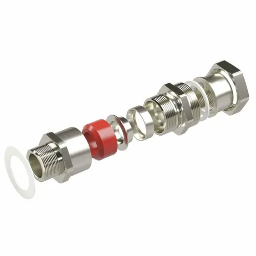 Ввод кабельный взрывозащ. универс. КАЕС для бронир. и небронир. кабеля М20х1.5 d5.8-12мм присоединит. резьба М20х1.5 IP66/68 никелир. латунь DKC KAEC2MHK фото 2