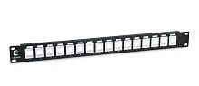 Патч-панель модульная 19дюйм 1U 16 портов для неэкранир. модулей Cabeus 7950c
