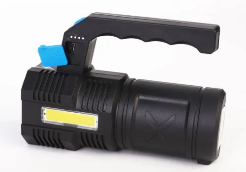 Фонарь аккумуляторный LED53766 4В 4LED+COB 3Вт 4 режима USB бокс черн. Ultraflash 15017 фото 4