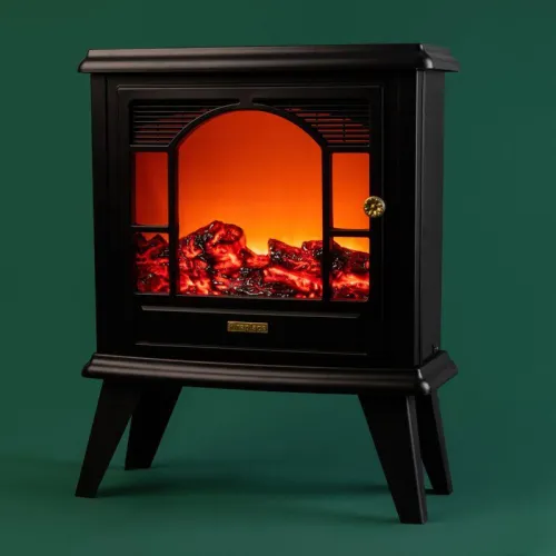 Камин светодиодный "Гранд Шале" с эффектом живого огня 45х18х56см работает от батареек 3хС (в комплект не входят) или от USB (в комплекте) черн. Neon-Night 511-024 фото 9