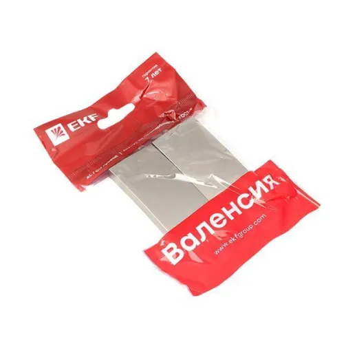 Панель лицевая Валенсия для выключателя 2-кл. 10А кашемир PROxima EKF ESV10-L-023-40 фото 2