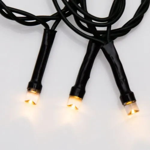 Гирлянда светодиодная "Твинкл Лайт" 20м 160LED тепл. бел. 10Вт 220-240В IP20 с контроллером 8 режимов провод ПВХ темн. зел. Neon-Night 303-116 фото 6