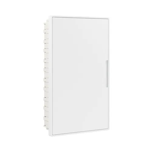 Щиток встраиваемый Фрейм (FRAME) 36мод. с бел. дверцей с 4 шинами PEN (2шт на 8 отверст. и 2шт на 10 отверст.) бел. DKC F36B1WW