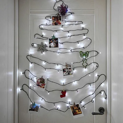 Гирлянда светодиодная "Твинкл Лайт" 10м 80LED бел. 5.7Вт 220-240В IP20 с контроллером 8 режимов провод ПВХ темн. зел. Neon-Night 303-045 фото 10