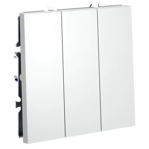 Выключатель 3-кл. СП S70 10А механизм бел. матов. Voltum VLS030102 фото 4