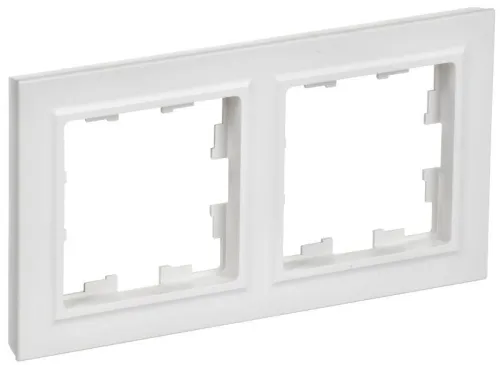 Рамка 2-м BRITE РУ-2-БрАБ арктич. бел. IEK BR-M22-K91