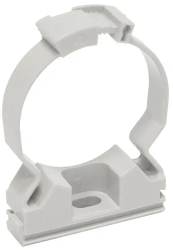 Держатель хомутный для труб CFC25 d25 сер. ELASTA IEK CTA10MP-CFC25-K41-100