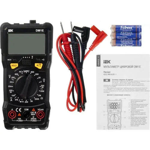 Мультиметр цифровой DM1E ARMA2L 5 IEK A2L5-DM15-01 фото 7