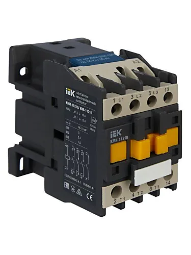 Контактор КМИ-11210 12А 24В/АС3 1НО KARAT IEK KKM11-012-024-10 фото 2