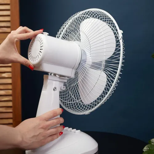 Вентилятор настольный 35Вт d решетки 27.5-28см винт 22.3см DUX 60-0216 фото 8