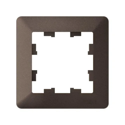 Рамка 1-м AtlasDesign Air мокко/дым. черн. SE ATN220601 фото 5