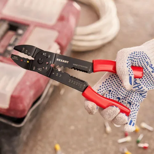 Кримпер для обжима након. и зачистки (HT-204 TL-204) Rexant 12-3033 фото 2