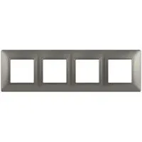 Рамка 4-м Elegance 14-5004-16 для розеток и выключателей титан Эра Б0065819