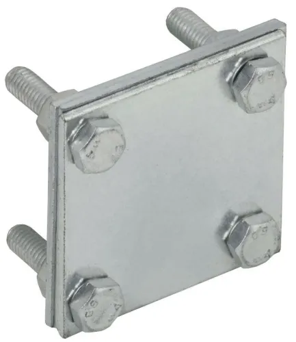 Зажим крестообразный с раздел. полоса-полоса 40мм оцинк. сталь IEK ZCC68-11-1-40