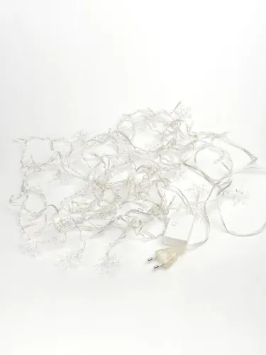 Гирлянда "Бахрома" DICLD-100WW-C 100 теплых бел. светодиодов 1.7х0.5м с насадками SHLights 4690601047205 фото 8