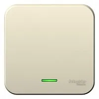 Выключатель 1-кл. ОП Blanca 6А IP20 (сх. 1) 250В с подсветкой молочн. SE BLNVA061102