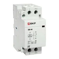 Контактор модульный КМ 40А NО+NC (2 мод.) EKF km-2-40-11