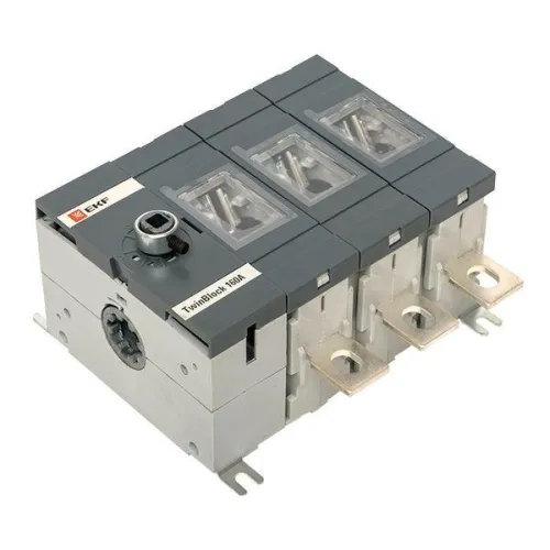 Рубильник 3п 160А без рукоятки управления TwinBlock PROxima EKF tb-s-160-3p фото 2