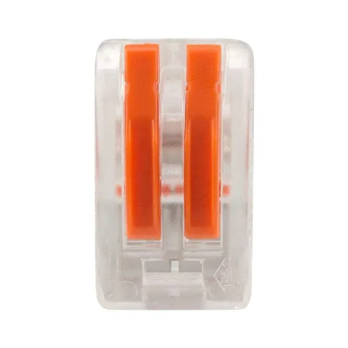 Клемма строительно-монтажная СМК 222-412 2-проводная 0.08-2.5/4кв.мм прозр. (уп.50шт) Rexant 07-5252-1 фото 3