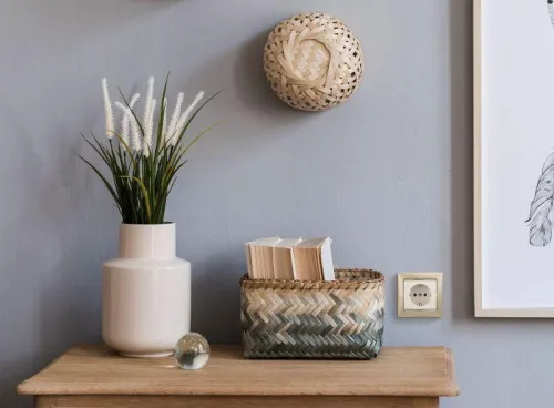 Розетка 1-м СП Valena 16А IP20 с заземл. на винтах механизм сл. кость IEK 774320 фото 3