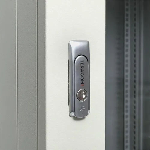 Шкаф настенный 19дюйм TERACOM PRO 15U 600600мм дверь стеклянная с замком-ручкой сер. EKF TRP-WLL-1566-40G фото 12