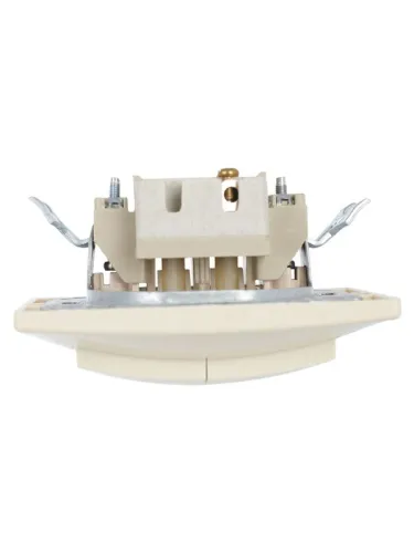 Выключатель 2-кл. 1п СП Кварта 10А IP20 ВС10-2-0-Км керамич. осн. крем. GENERICA EVK20-K33-10-K фото 4