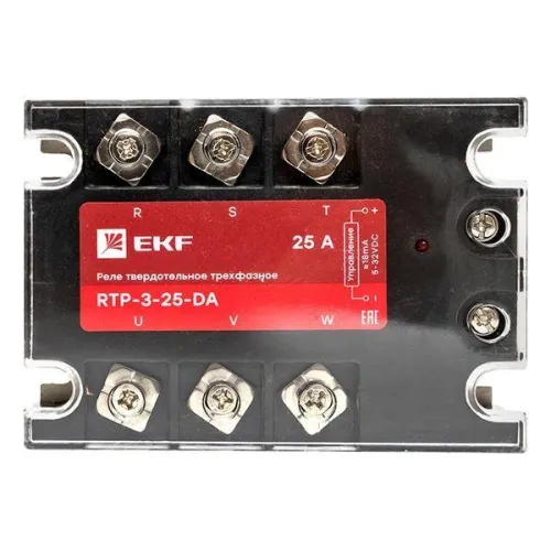 Реле твердотельное трехфазное RTP-25-DA PROxima EKF rtp-3-25-da фото 5