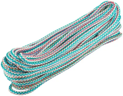 Веревка вязаная полипропиленовая 6ммх20м р/н=120кгс КУРС 68384 фото 2