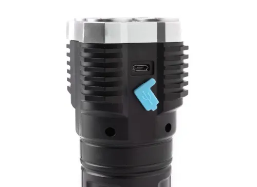 Фонарь аккумуляторный LED51525 4В 4LED+COB 3Вт 4 реж. Micro USB черн. (бокс) Ultraflash 15195 фото 5