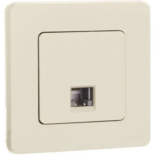 Розетка телефонная Inspiria RJ11 механизм сл. кость IEK 673821 фото 3